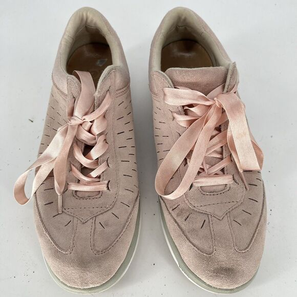 Ugg Victoria Suede Sneakers Quartz Pink Women’s Size 7 - Picture 2 of 10
